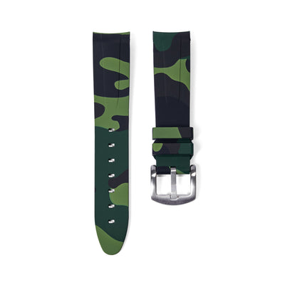 Tempomat x Atomico Green Camo Rubber Strap