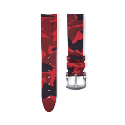 Tempomat x Atomico Red Camo Rubber Strap