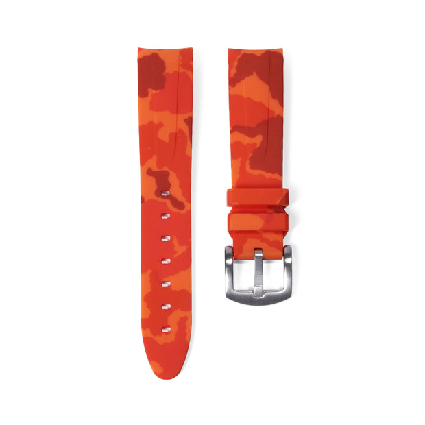 Tempomat x Atomico Orange Camo Rubber Strap